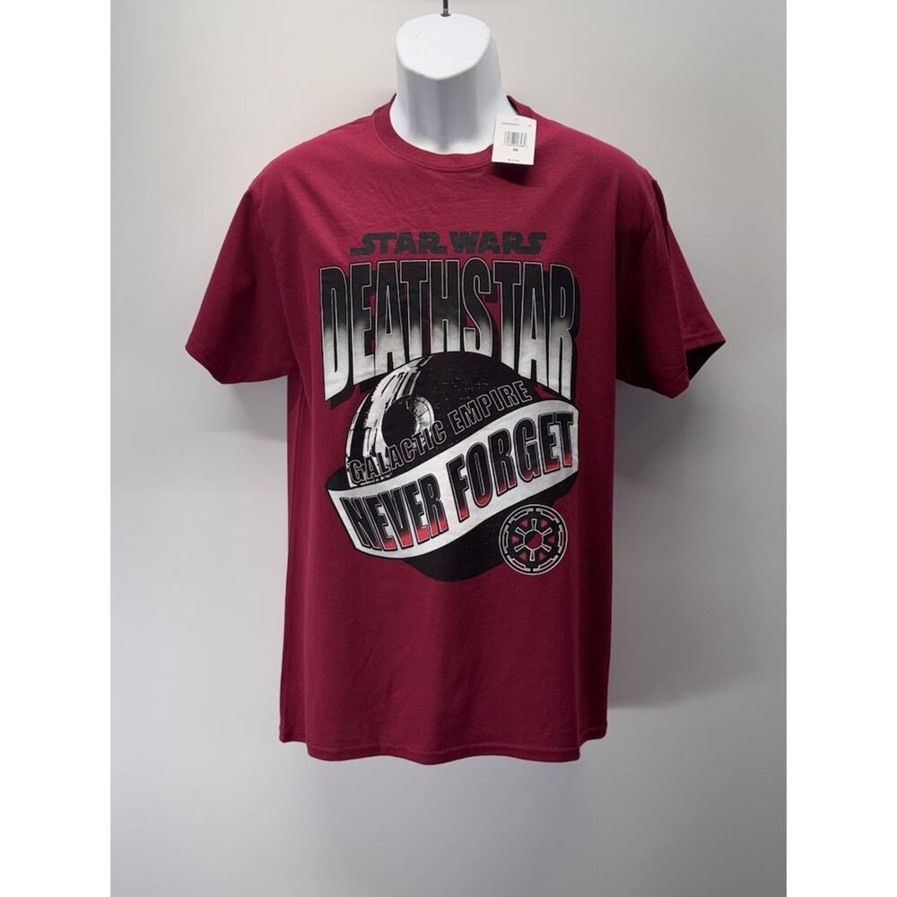 Star Wars Death Star Galactic Empire Never Forget Men’s T-Shirt Size M NWT